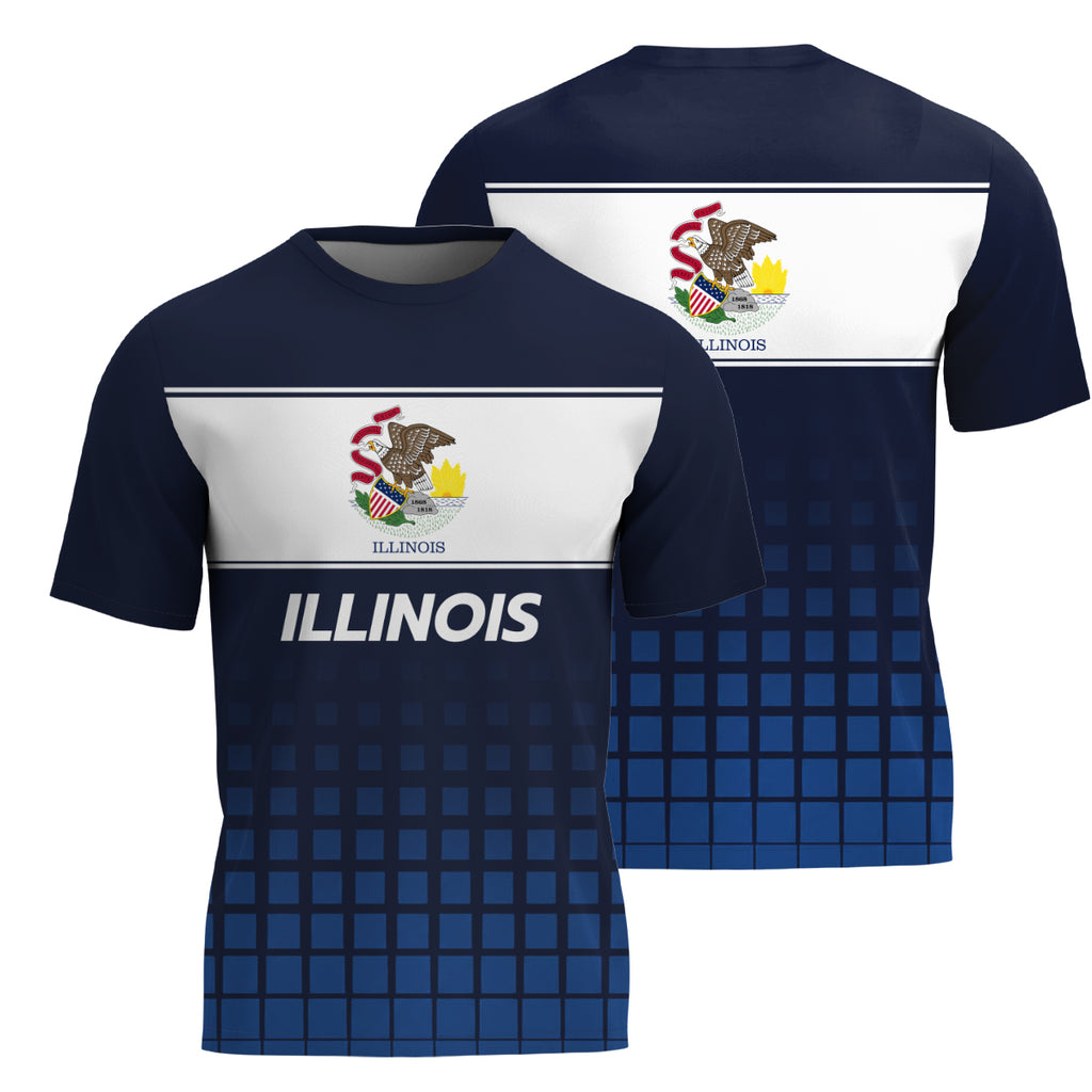 Illinois State Pride Tech Running T-Shirt