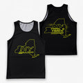 Midnight State Outline New York Running Tank Top