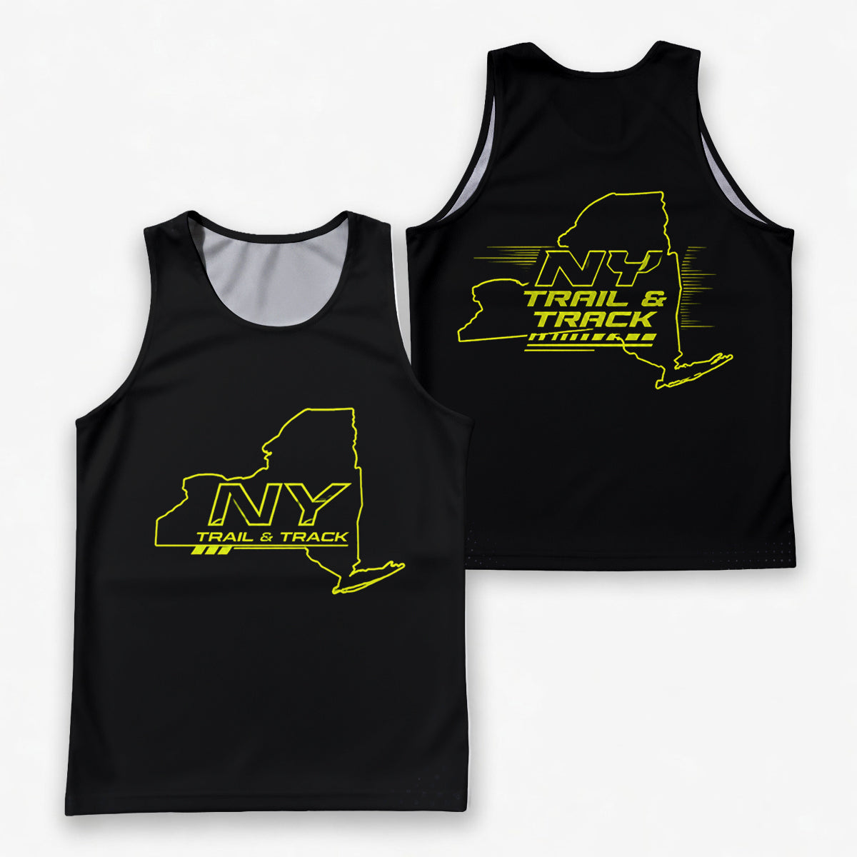 Midnight State Outline New York Running Tank Top