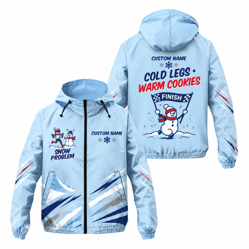 Custom Name Snow Problem Running Windbreaker Jacket