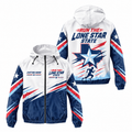 Custom Name Run the Lone Star State Running Windbreaker Jacket