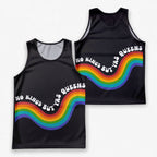 LGBT Pride Running Tank Top Yas Queens Running Singlet for Men and Women