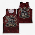 Men's Running Tank Top Firefighter Ladder Company Running Singlet V2