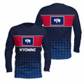 Wyoming State Pride Long Sleeve Running T-Shirt