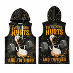 Everything Hurts Men's Workout Hooded Tank Top