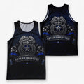 Men's Running Tank Top Police Never Forgotten Running Singlet