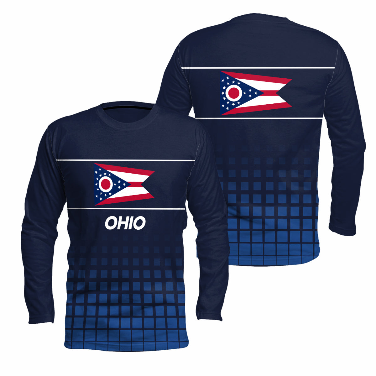 Ohio State Pride Long Sleeve Running T-Shirt