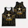 Veteran Running Tank Top - US Army Veteran V3 Tech Singlet