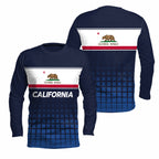California State Pride Long Sleeve Running T-Shirt