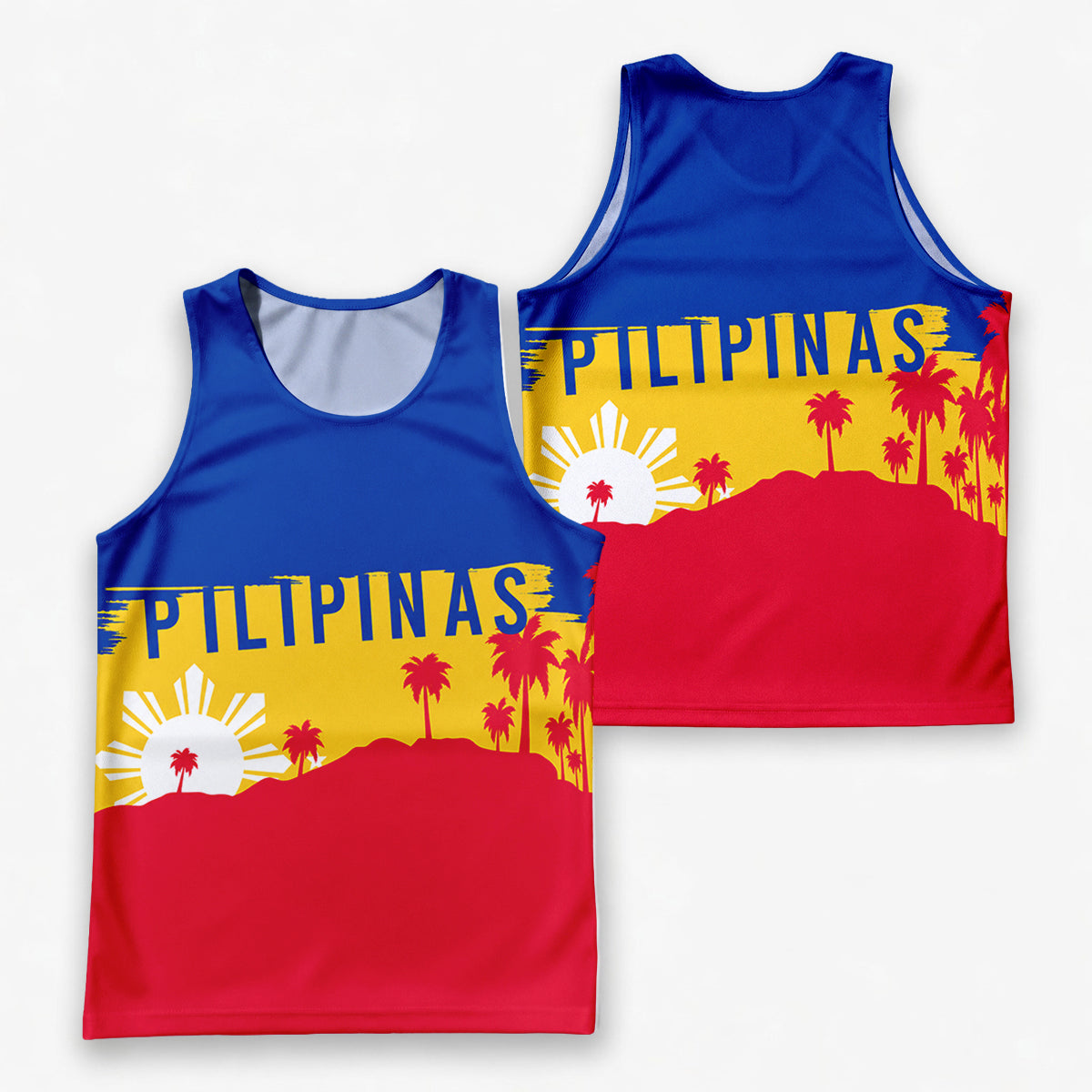 Philippines Running Tank Top Pilipinas Running Singlet for Men and Women