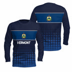 Vermont State Pride Long Sleeve Running T-Shirt