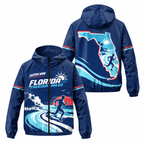 Custom Name Florida Freedom Miles Florida Running Windbreaker Jacket