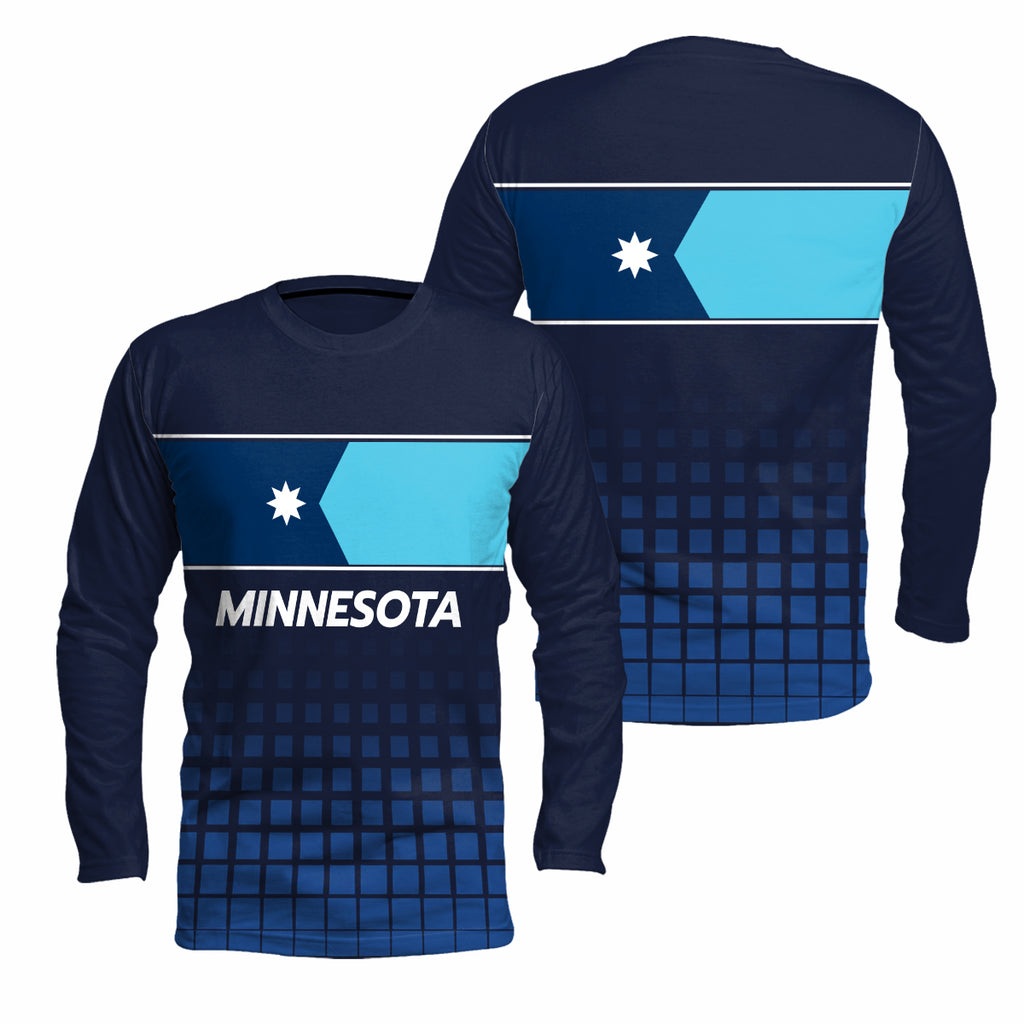 Minnesota State Pride Long Sleeve Running T-Shirt