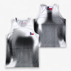 Monochrome Texas Running Tank Top _ State Pride Tech Running Singlet