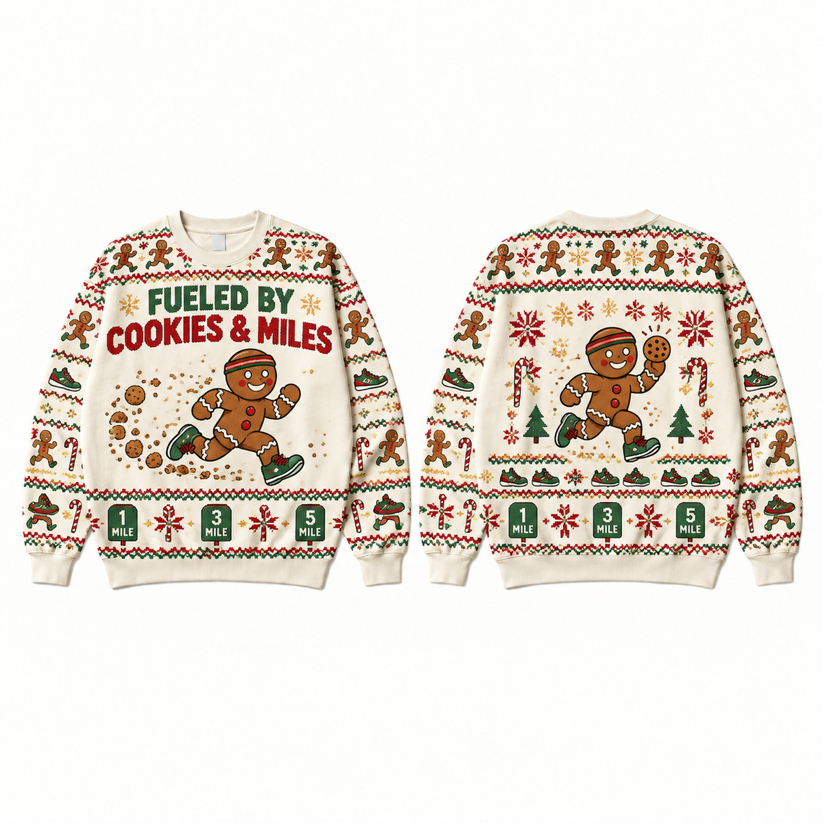 Fueled By Cookies & Miles Sweater