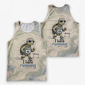 Funny Running Tank Top I Hate Running Turtle Tech Singlet V3