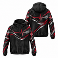 Custom Name State Pulse & Rhythm Running Windbreaker Jacket