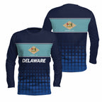 Delaware State Pride Long Sleeve Running T-Shirt