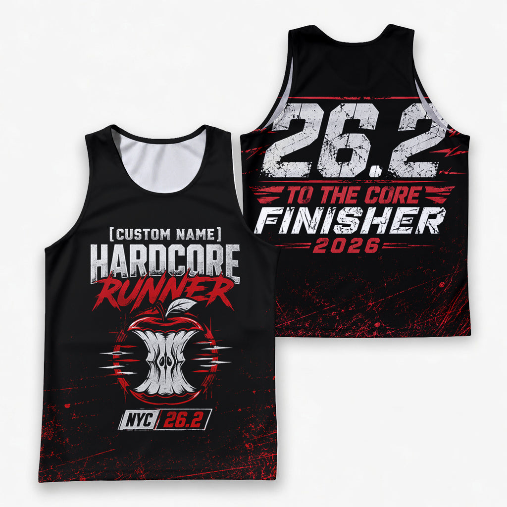 The Apple Core The NYC Race Day Running Tank Top