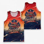 Men's Running Tank Top Firefighter Old School Firefighter Running Singlet