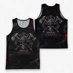 Men's Running Tank Top Firefighter Born To Fight Fire Running Singlet
