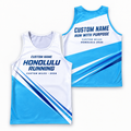Custom Name Miles Honolulu Coastal Sprint Running Tank Top