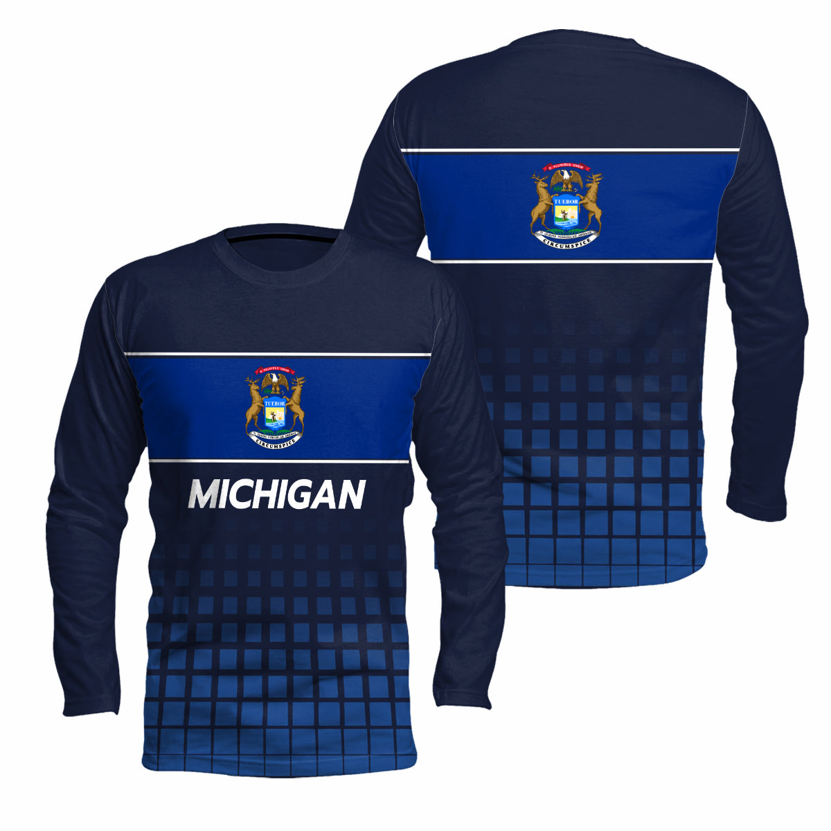 Michigan State Pride Long Sleeve Running T-Shirt