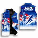 Liberty Skyline USA Runner Sleeveless Running Puffer Jacket