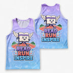 Teacher Running Tank Top Reading Teacher Runner Tech Running Singlet