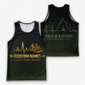 Heart of a Marine The Marine Corp Race Day Running Tank Top