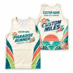 Custom Name Miles Paradise Miles Running Tank Top