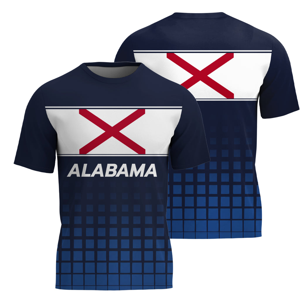 Alabama State Pride Tech Running T-Shirt