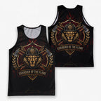 Men's Running Tank Top Firefighter Guardian Of The Flame Running Singlet V3