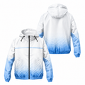 Custom Name State Sport Dot Fade Running Windbreaker Jacket
