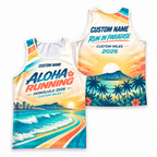 Custom Name Miles Aloha Paradise Running Tank Top