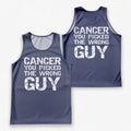 Cancer Fighter Running Tank Top Wrong Guy Running Singlet for Men