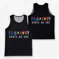 LGBT Pride Running Tank Top Equality Hurts No One Running Singlet for Men and Women