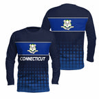 Connecticut State Pride Long Sleeve Running T-Shirt