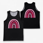Cancer Fighter Running Tank Top Pink Ribbon Hope Running Singlet for Men and Women