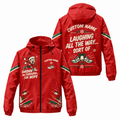 Custom Name Dashin’ Through the Nope Running Windbreaker Jacket