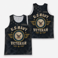 Veteran Running Tank Top - US Navy Veteran V7 Tech Singlet