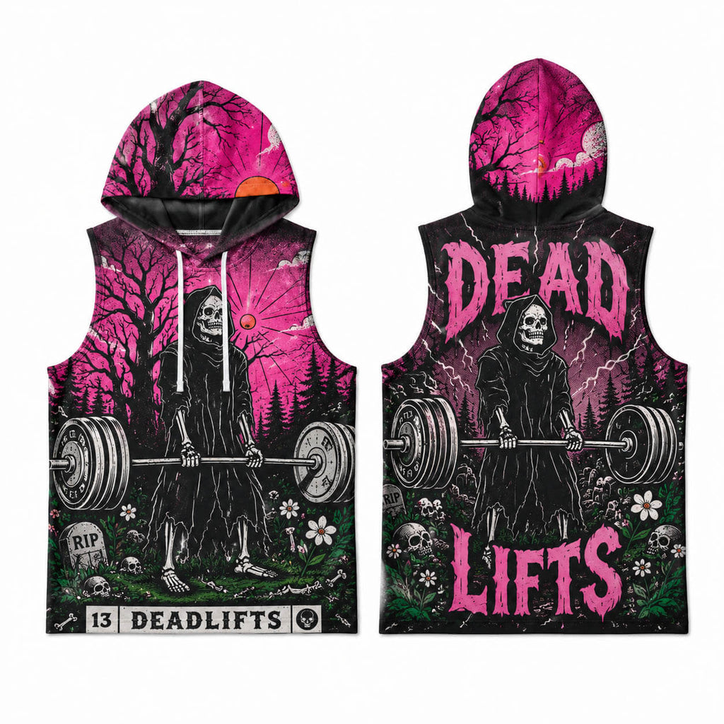 Dead Lift Men's Workout Hooded Tank Top