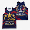 United We Run The Marine Corp Race Day Running Tank Top
