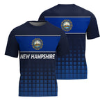 New Hampshire State Pride Tech Running T-Shirt