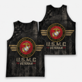 Veteran Running Tank Top - US Marine Corps Veteran V3 Tech Singlet