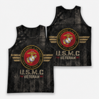 Veteran Running Tank Top - US Marine Corps Veteran V3 Tech Singlet