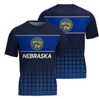 Nebraska State Pride Tech Running T-Shirt