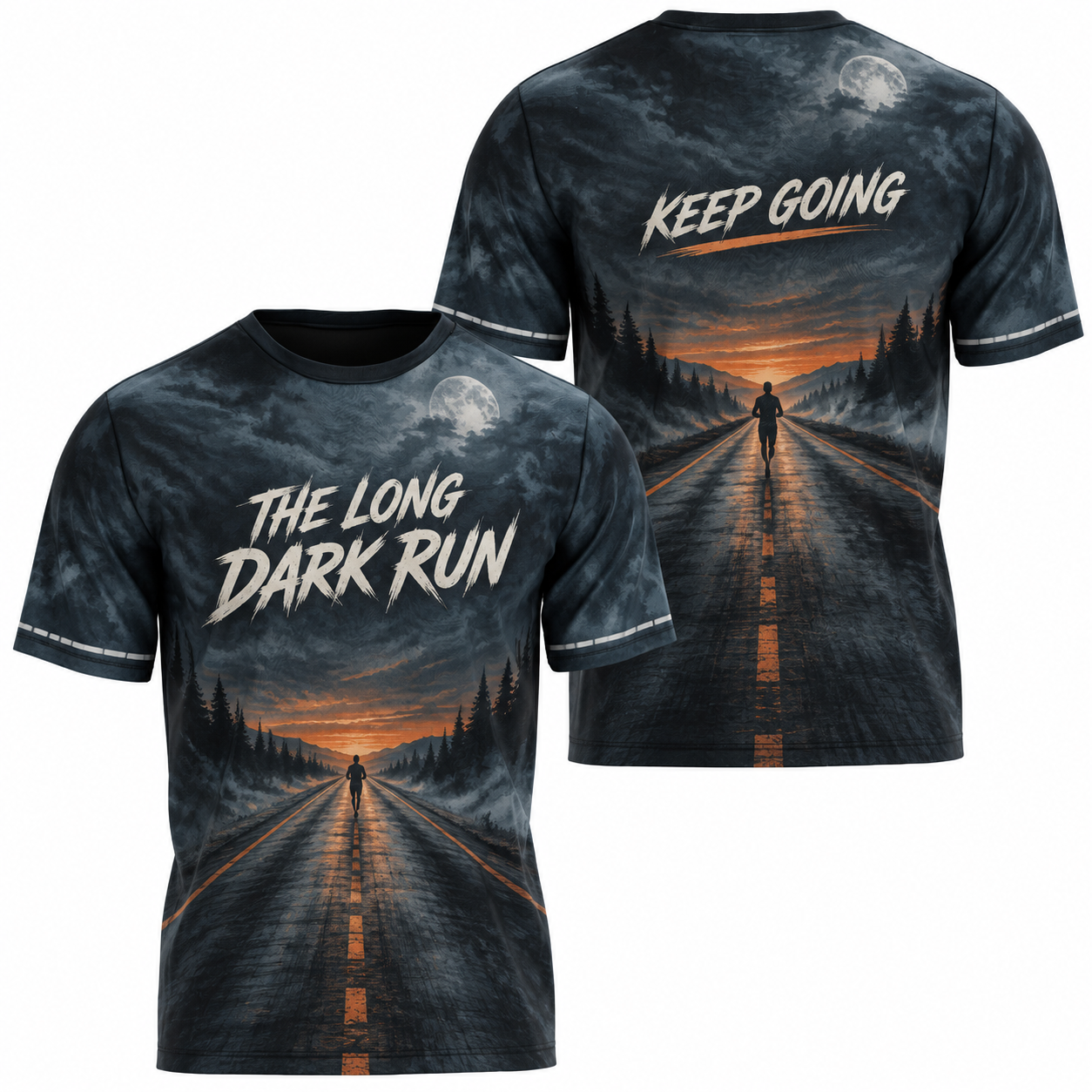 The Long Dark Run Halloween Tech Running T-Shirt