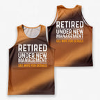 Retirement Running Tank Top Retired Running Singlet for Men