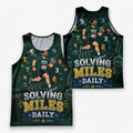 Teacher Running Tank Top Math Teacher Mile Club Tech Running Singlet